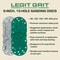 Legit Grit 6 inch Sand paper Disc, 15-Hole, Mixed Grit - Sample, GRITS: 80/120/150/180/220 2 of each, 10PK LG6-15SAMP1-10 - alternate 2
